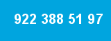 922 388 51 97 922 388 51 97